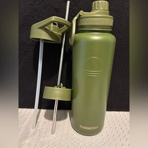 Thermosis 40oz Stainless Steel Water Bottle with Straw Lid Insulated Water NEW